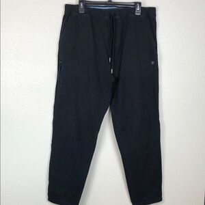 Mack Weldon Ace Sweatpants Black Cotton Spandex Size XXL